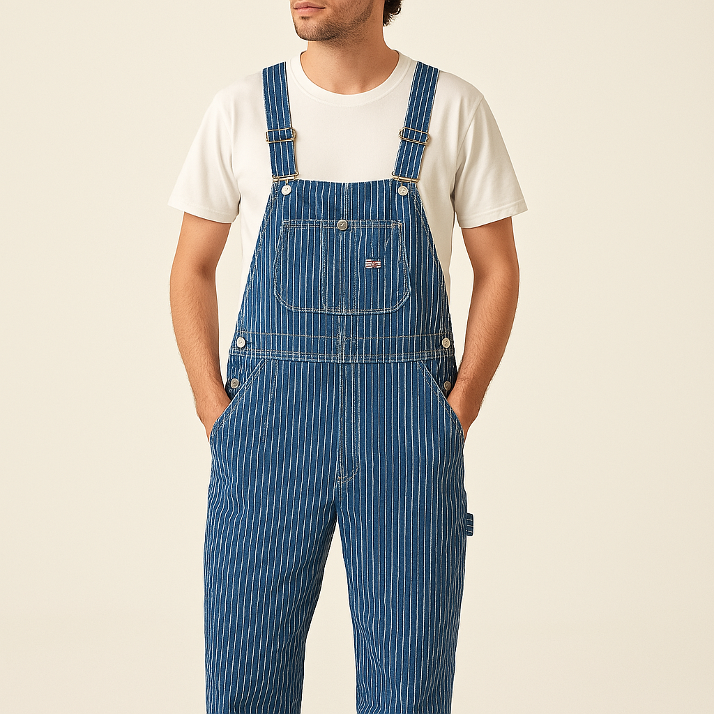 Salopette à Rayures