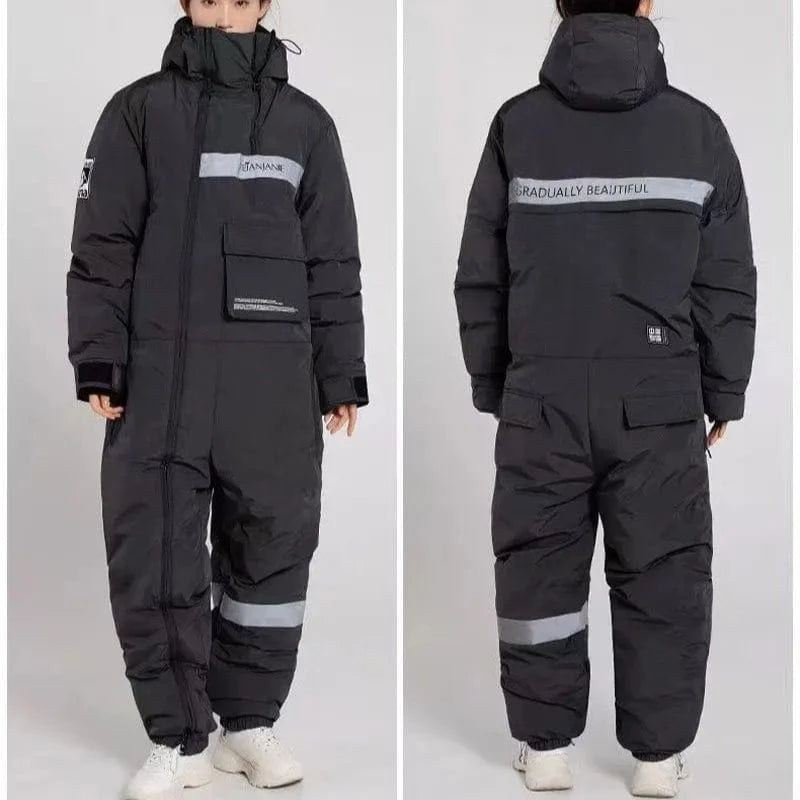 Combinaison coupe vent en peluche souple