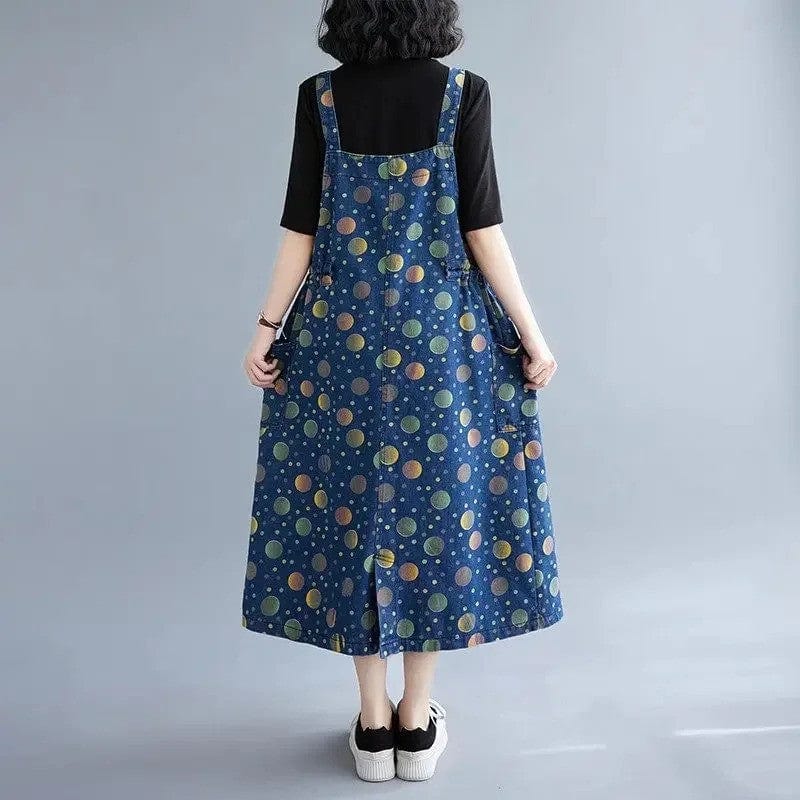 Robe Salopette Bleu Marine