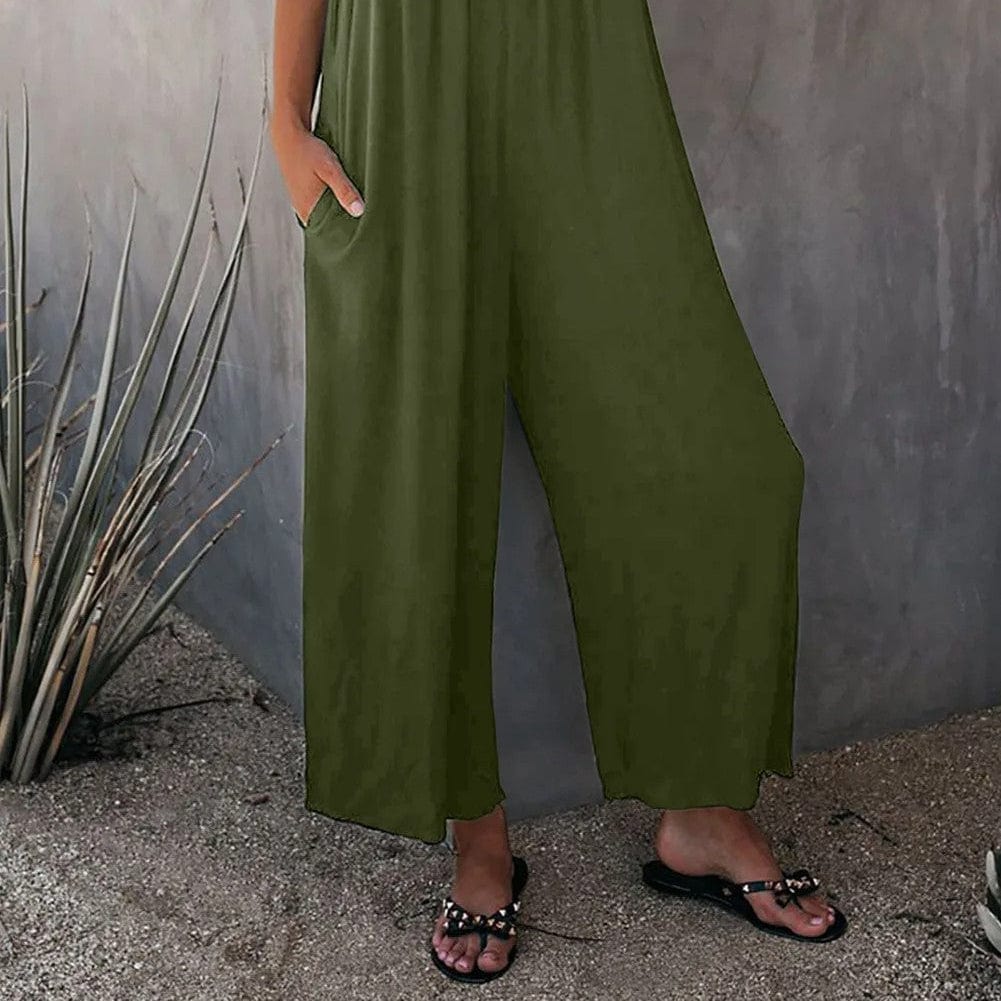 Robe Salopette Verte