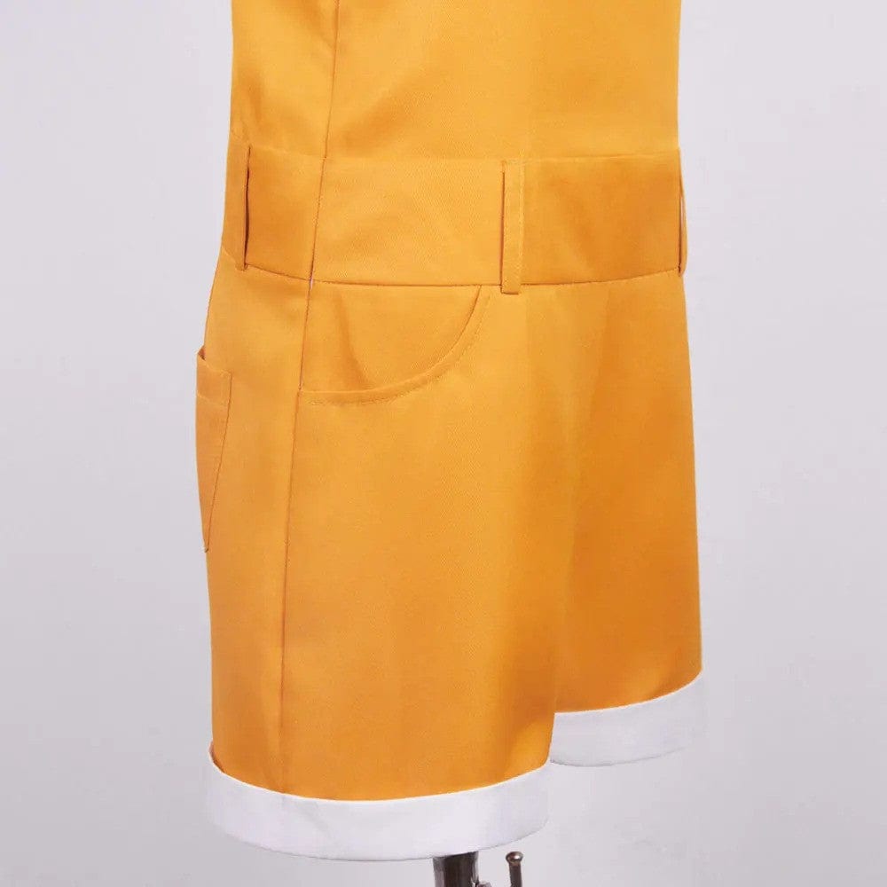 Salopette Courte Jaune