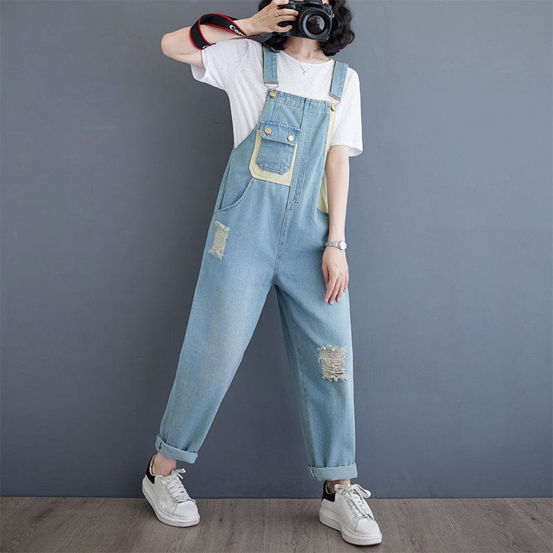 Salopette en Jean Clair Look