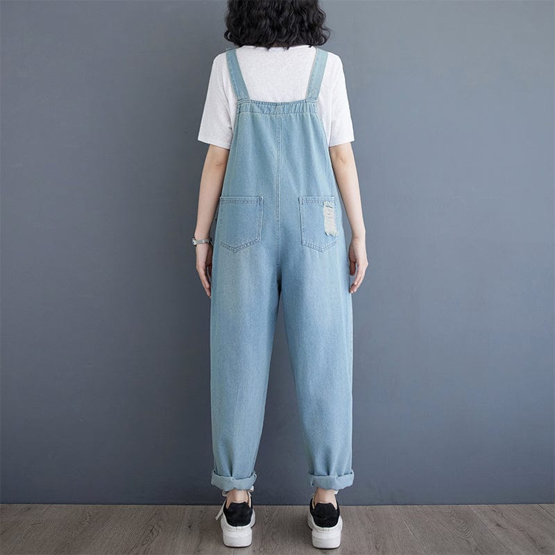 Salopette en Jean Clair Look