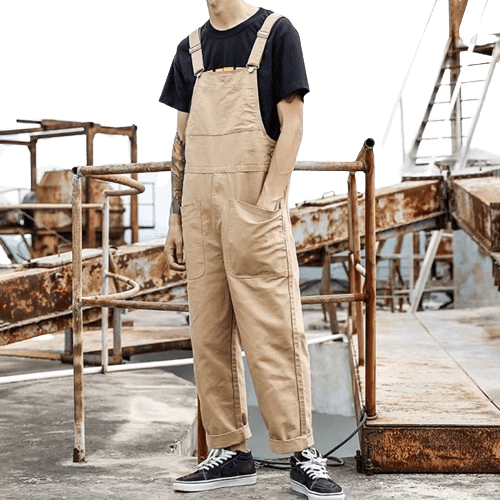 Salopette Jean Beige