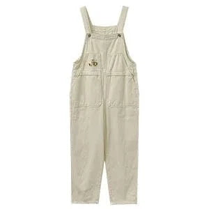 Salopette Jean Beige Femme