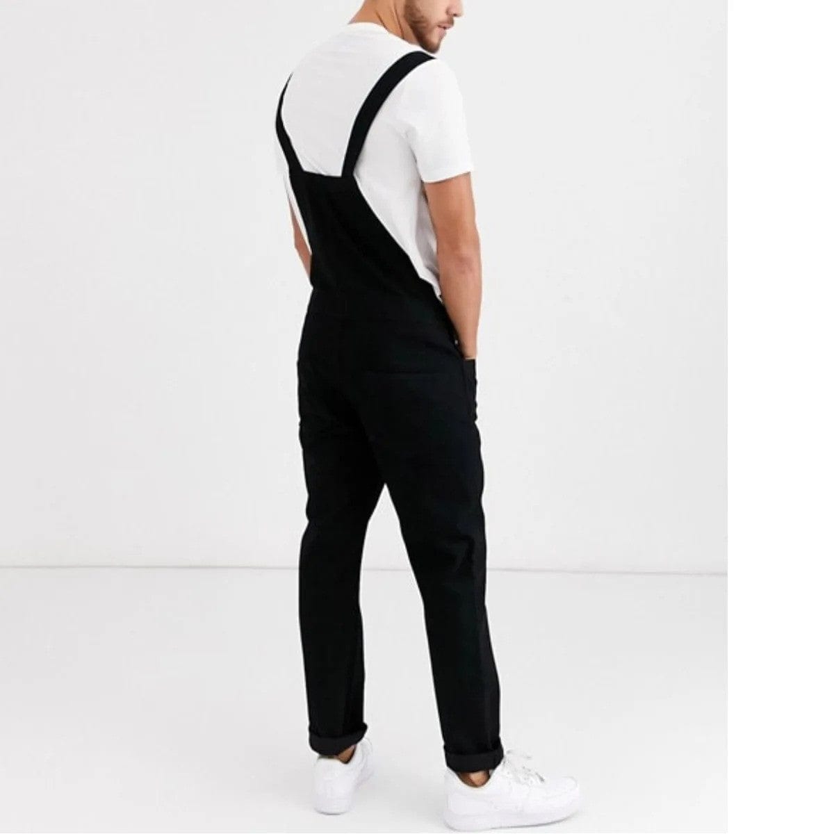 Salopette Noire Fluide