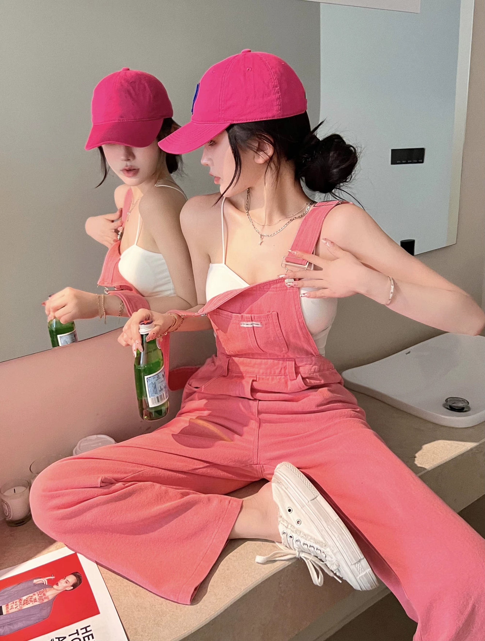 Salopette Pink Street Pop