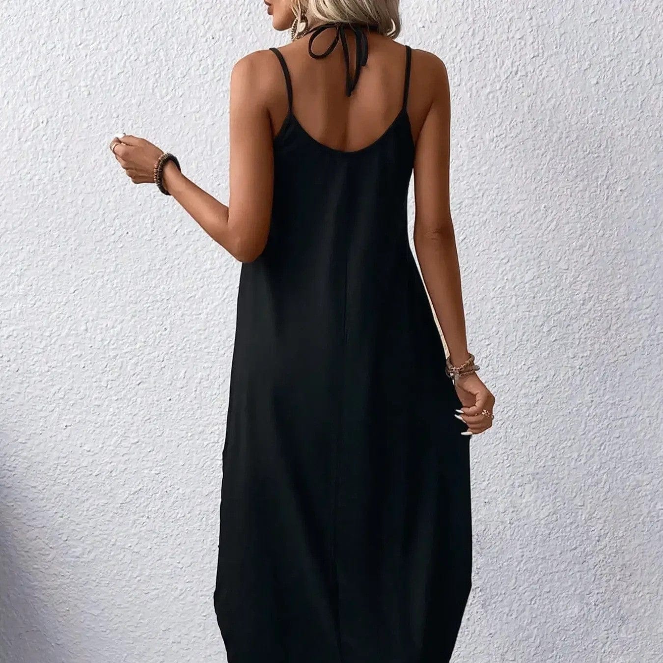 Salopette sarouel asymétrique pour femme