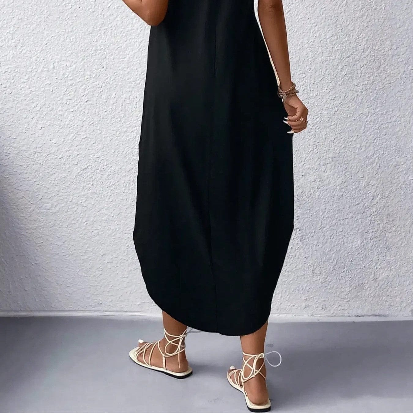 Salopette sarouel asymétrique pour femme