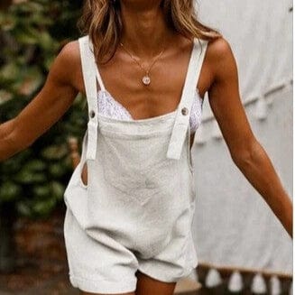 Salopette Short Blanche