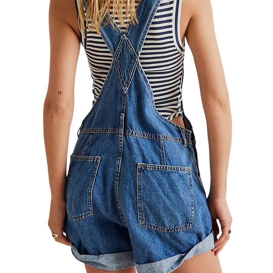 Salopette Short Jean Femme