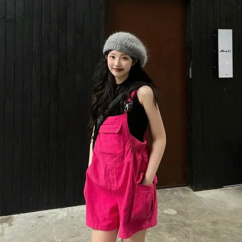 Salopette Short Rose