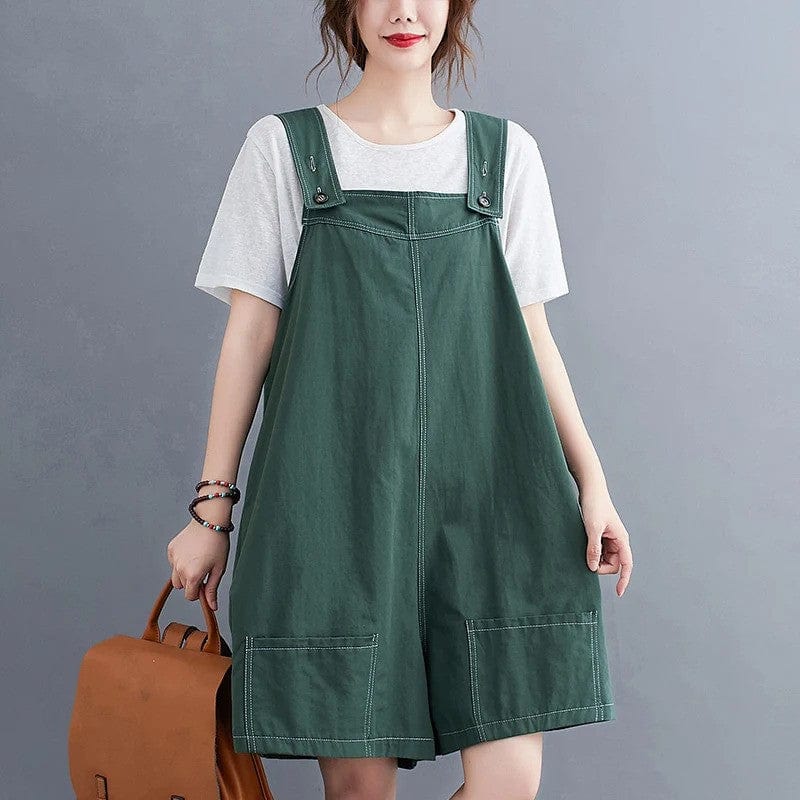 Salopette Short Verte