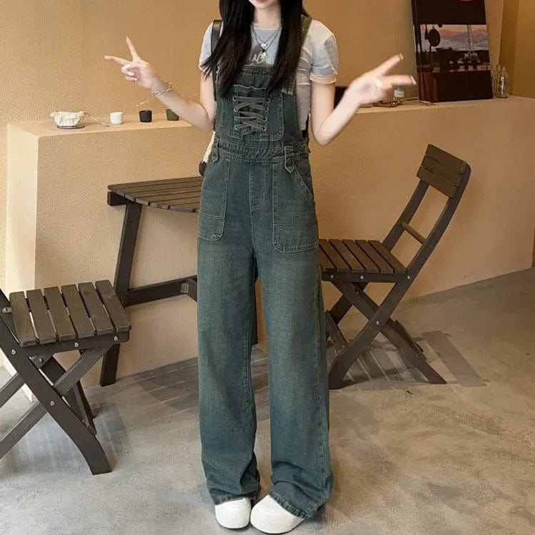 Salopette Taille Haute Femme