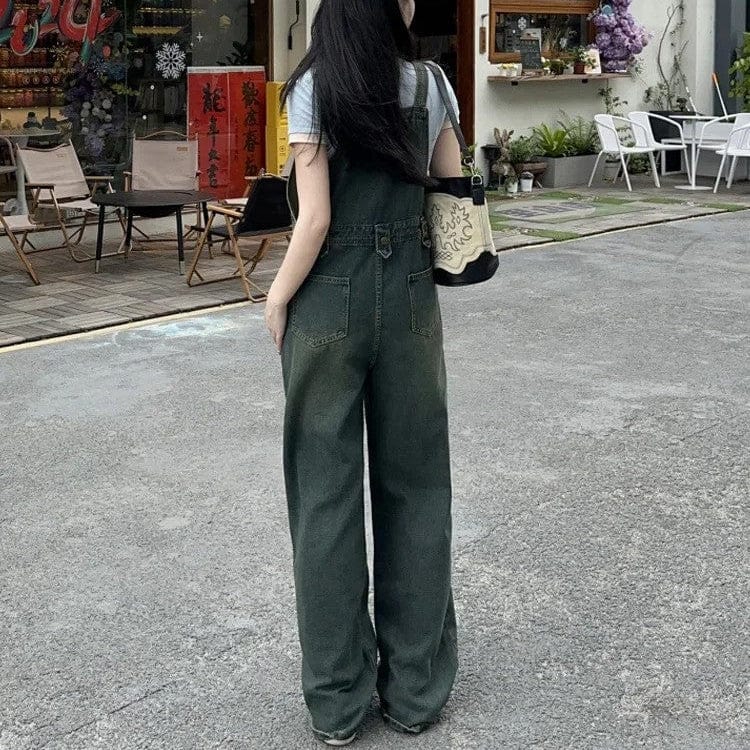 Salopette Taille Haute Femme